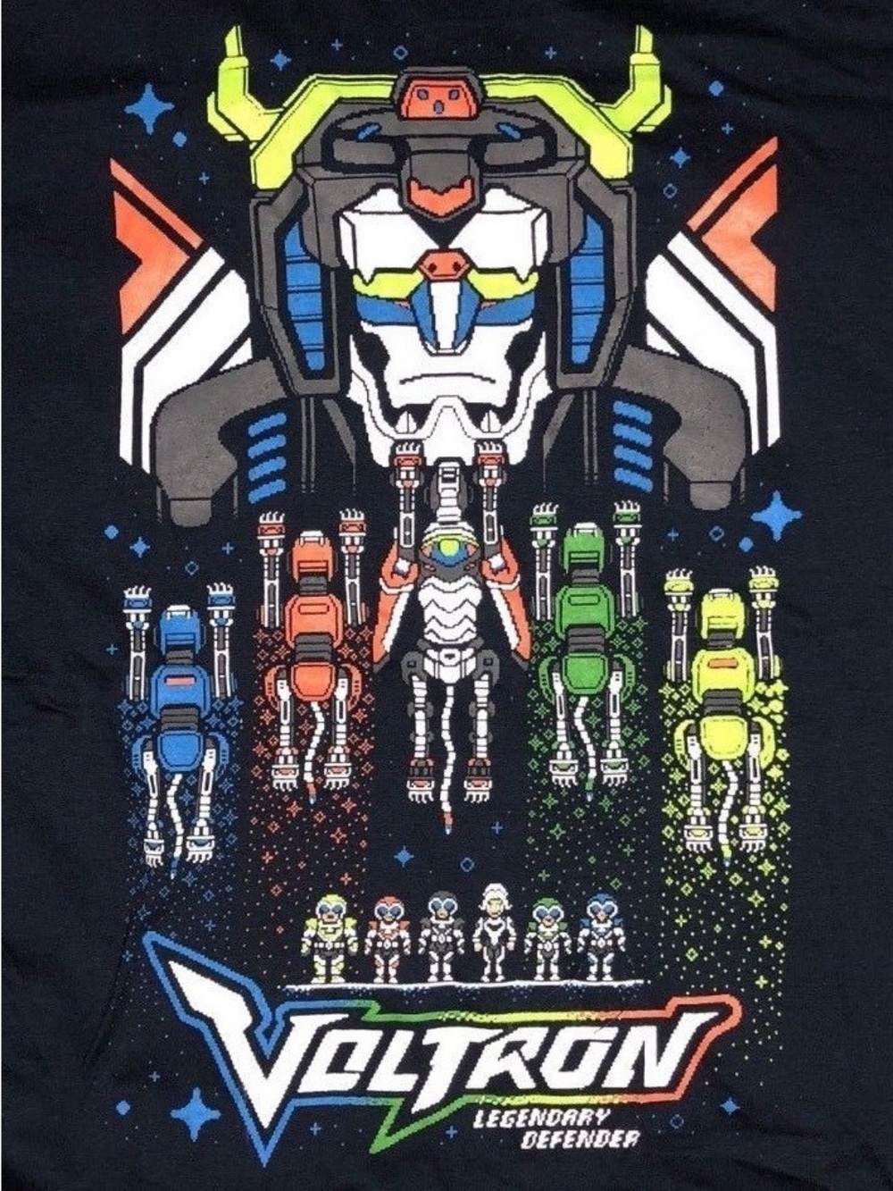 NWOT‎ Voltron Legendary Defender Graphic Tee M Z60-A